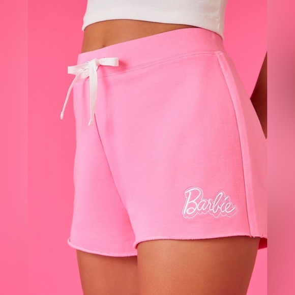 Barbie x Forever 21 Fleece Drawstring Shorts - Picture 2 of 8